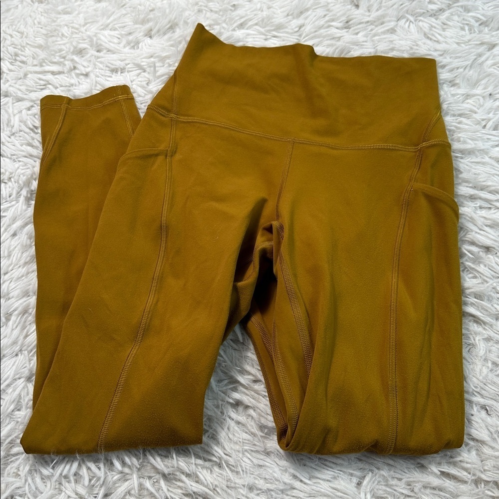 Lululemon Align High Rise Pant with Pockets 25" Gold Spice